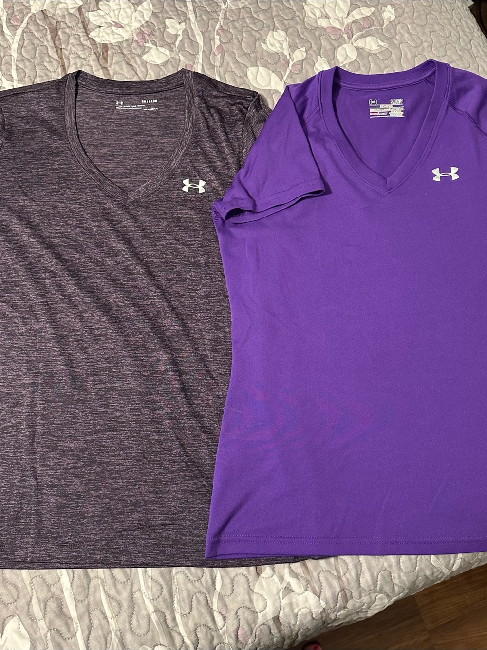 Under Armour Purple HeatGear Semi-Fitted Shirt